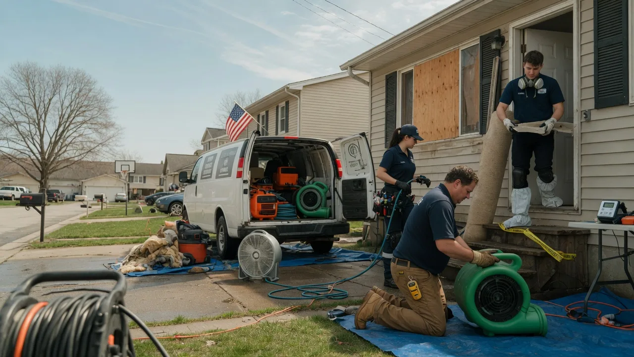 Water Damage Restoration in Montezuma, IN near me